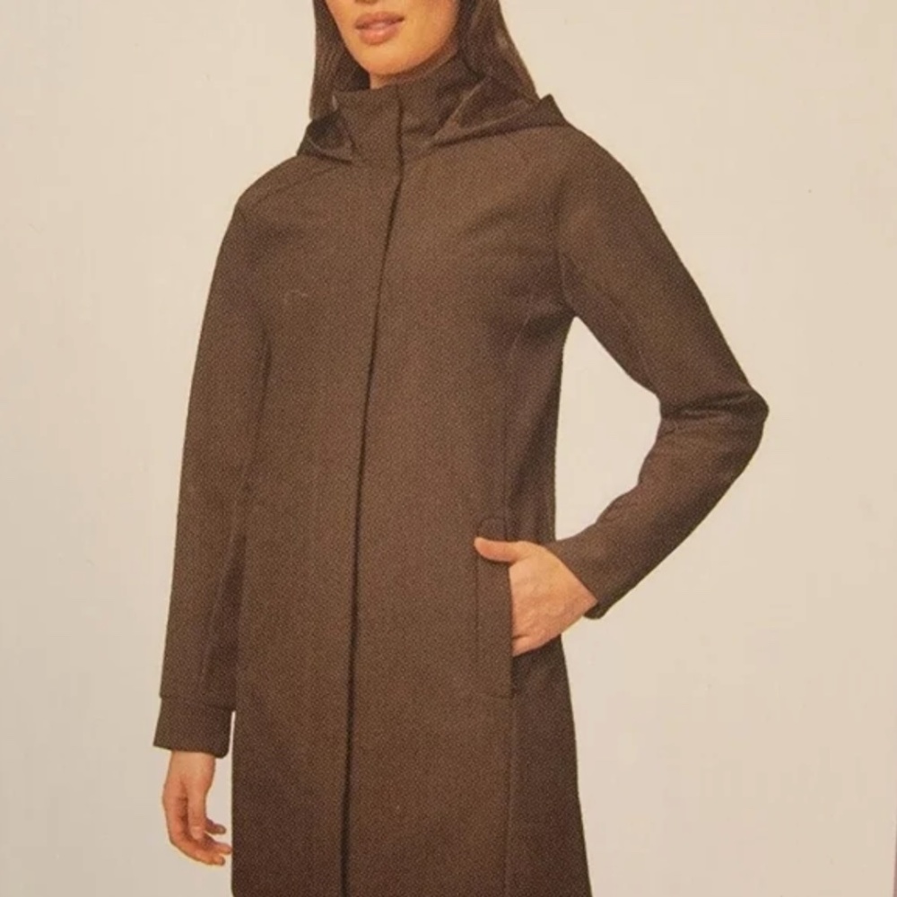 Mondetta Outdoor Project Ladies Long Soft Shell Jacket Size XL Color Brown